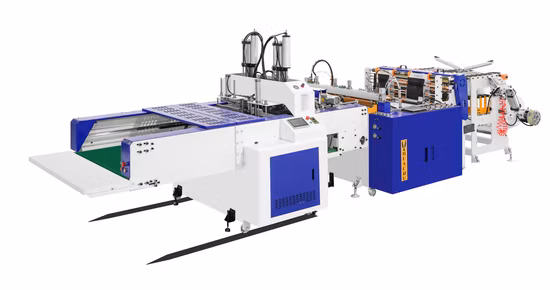 Automatic Recycle Plastic Garbage Bag Forming Machine PLA Biodegradable PE Shopping T-Shirt Vest Bag Making Machine