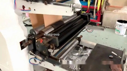 온라인 쇼핑 인라인 SOS 부대 인쇄를 가진 기계를 만드는 완전히 자동적인 정연한 바닥 Kraft 갈색 쇼핑 종이 봉지