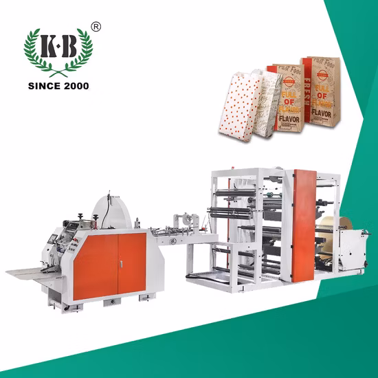 나무 만화와 플라스틱 필름으로 높은 xinke 포장을 갖춘 빵과 종이 봉지를 만들기 위한 컴퓨터 기계